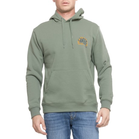 Quiksilver Fathom Graphic Fleece Hoodie in Sea Spray