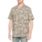 Quiksilver Foray Leafy Print Shirt - Short Sleeve in Black