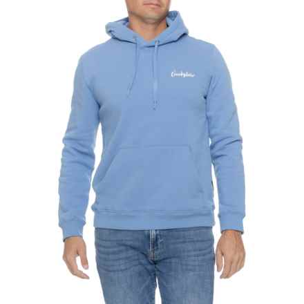 Quiksilver Glimmer Graphic Fleece Hoodie in Riviera Blue