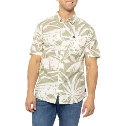 Quiksilver Hi Monsoon Classic Shirt - Short Sleeve in Light Sage