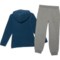 5GTTA_2 Quiksilver Infant Boys Fleece Hoodie and Joggers Set