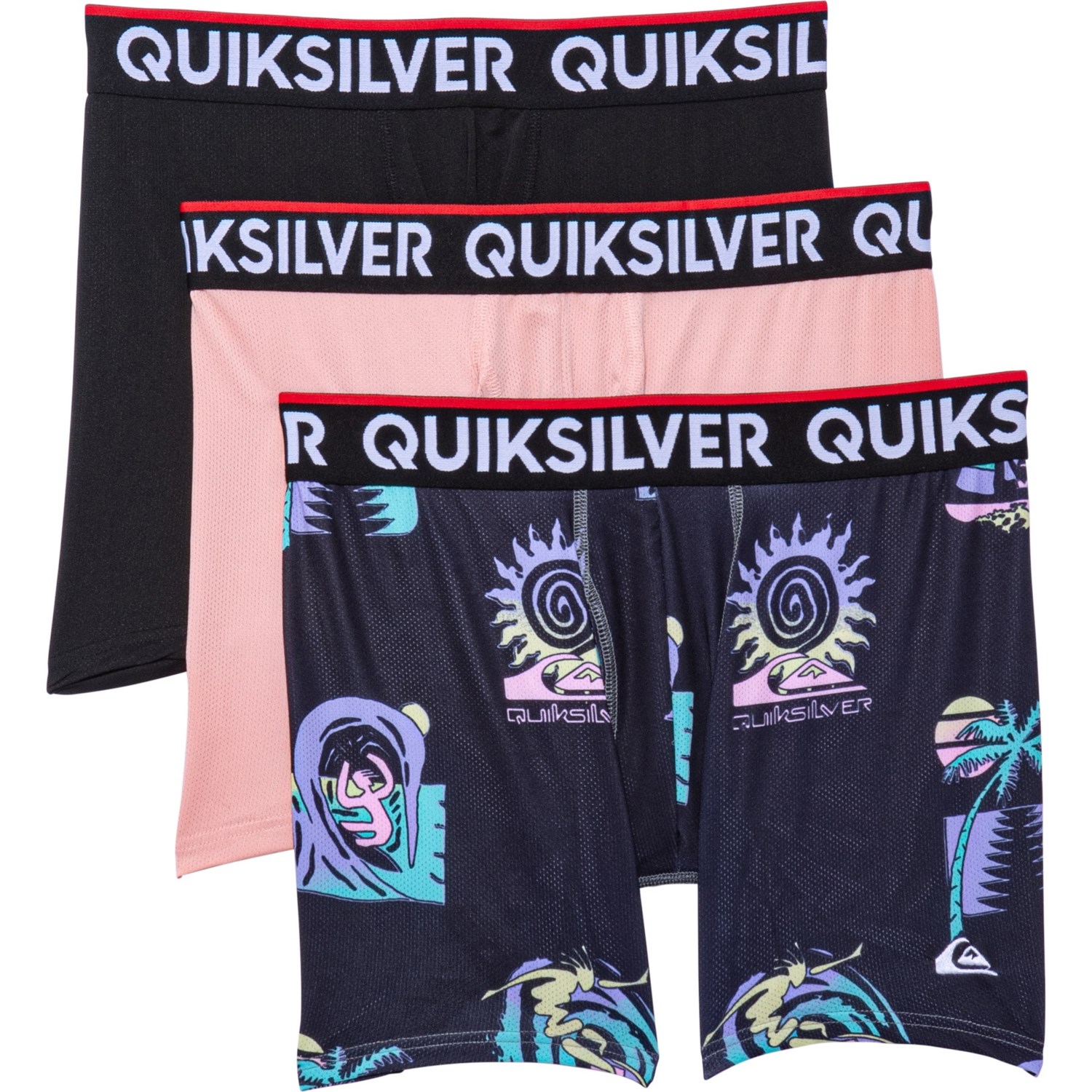 Quiksilver Island Pulse Mesh Boxer Briefs (For Men) Save 53