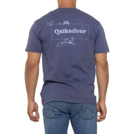 Quiksilver Jungleman QMT0 T-Shirt - Short Sleeve in Crown Blue