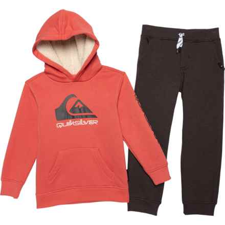 Quiksilver Little Boys Fleece Hoodie and Joggers Set in Multi