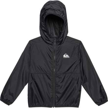 Quiksilver Little Boys Overcast Windbreaker Jacket in Black