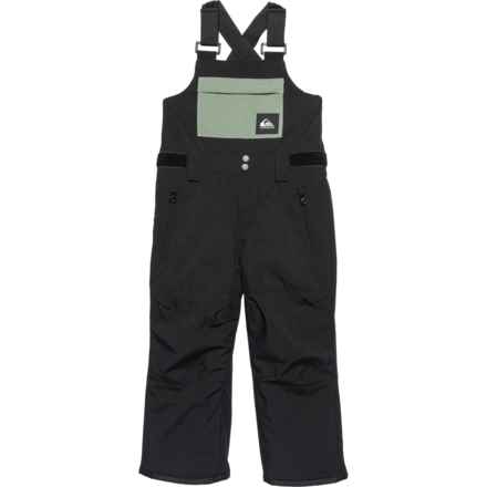 Quiksilver Little Boys Snow Bib Pants - Waterproof, Insulated in Black