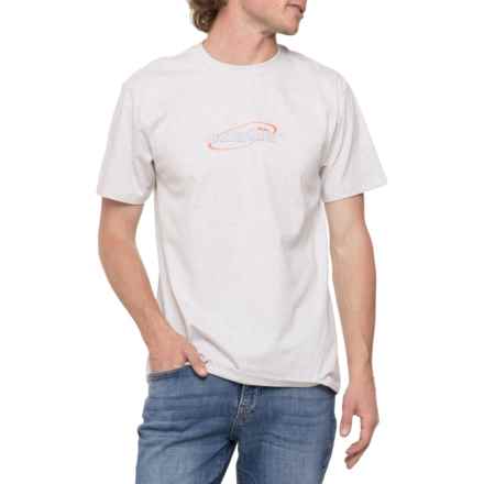 Quiksilver Meteor Moe T-Shirt - Short Sleeve in Snow Heather