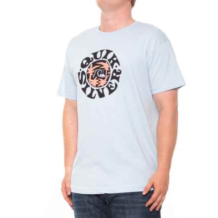 Quiksilver Nomad Life T-Shirt - Short Sleeve in Powder Blue