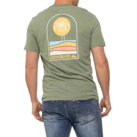 Quiksilver Oliver Graphic T-Shirt - Short Sleeve in Sage