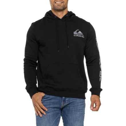 Quiksilver Omni Logo Hoodie in Black Grey