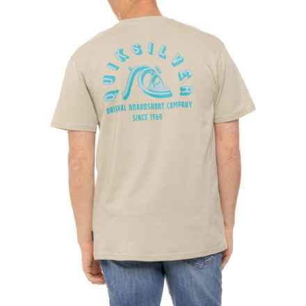 Quiksilver Shadow Block QMT0 T-Shirt - Short Sleeve in Pale Aloe