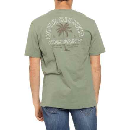 Quiksilver Shining Hour Graphic T-Shirt - Short Sleeve in Sea Spray