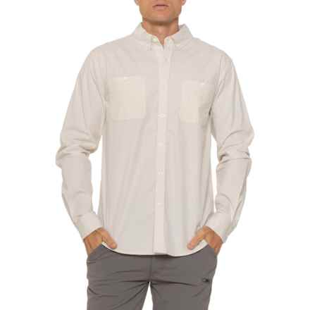 Quiksilver Smoke Valley Shirt - Long Sleeve in Silver Birch