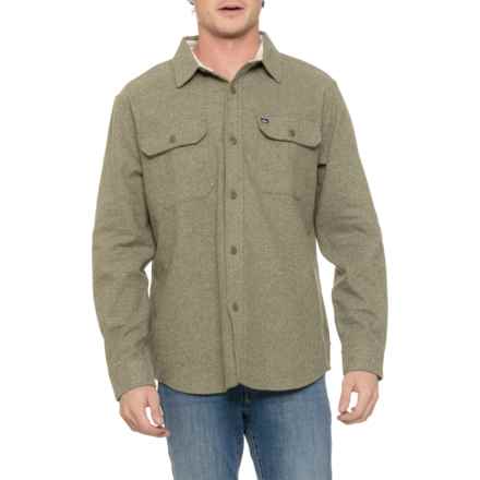 Quiksilver Solid Twill Shirt Jacket in Grape Leaf