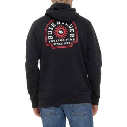 Quiksilver State of Mind Graphic Hoodie in Black