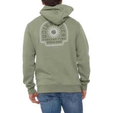 Quiksilver State of Mind Graphic Hoodie in Sea Spray