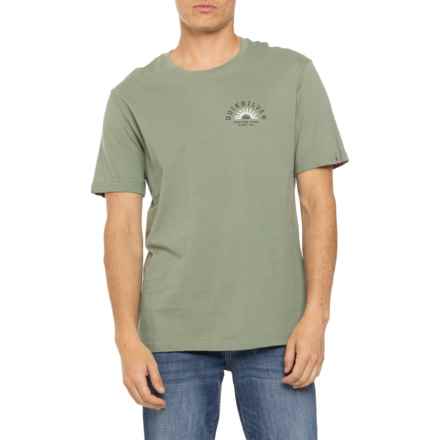 Quiksilver State of Mind Graphic T-Shirt - Short Sleeve in Sea Spray