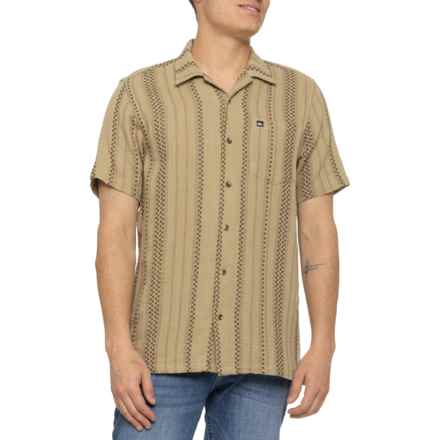 Quiksilver Striped Dooley Shirt - Short Sleeve in Twill