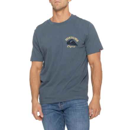 Quiksilver Suede Graphic T-Shirt - Short Sleeve in Orion Blue