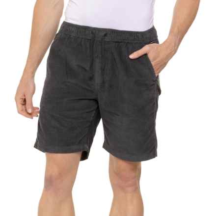 Quiksilver Taxer Corduroy Shorts in Tarmac