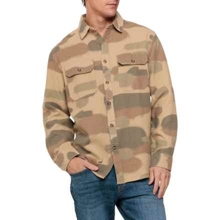 Quiksilver Venture Shirt - Long Sleeve in Spray Camo Classic Overshirt