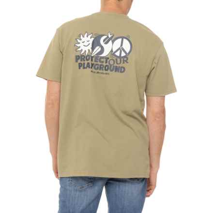 Quiksilver Wake Up World T-Shirt - Organic Cotton, Short Sleeve in Aloe