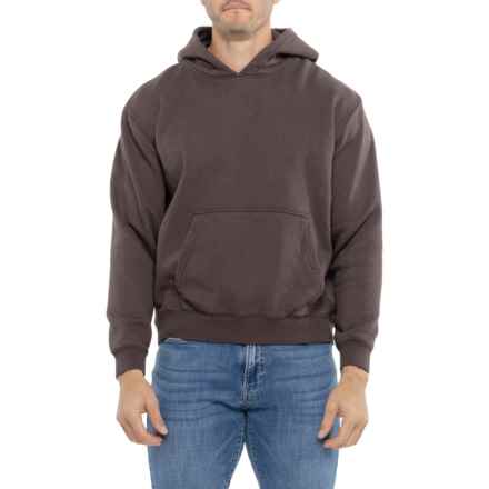 Quiksilver Washed West Coast Hoodie in Chocolate Brown