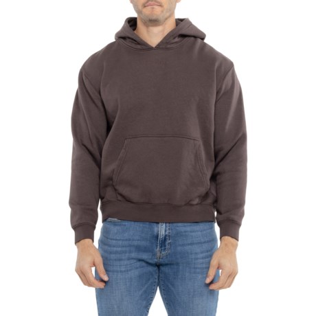 Quiksilver Washed West Coast Hoodie in Chocolate Brown