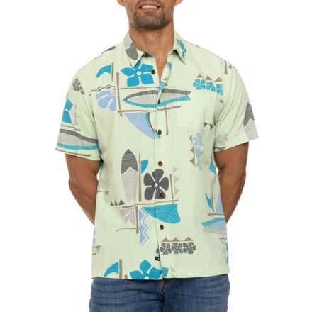 Quiksilver Waterman Legends Woven Shirt - Short Sleeve in Seacrest Legends