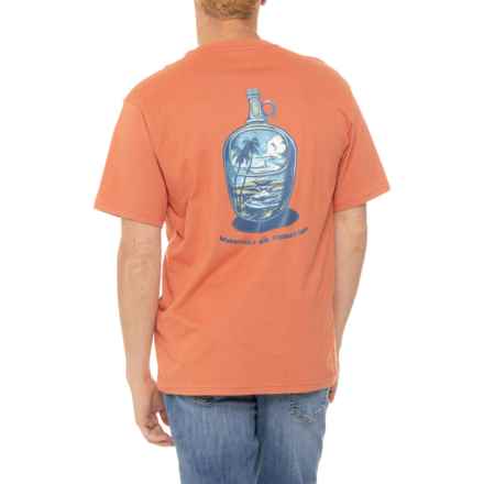 Quiksilver Waterman Pirates Cove T-Shirt - Short Sleeve in Apricot