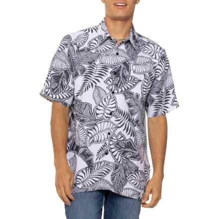 Quiksilver Waterman Siesta Woven Shirt - Short Sleeve in Black/White