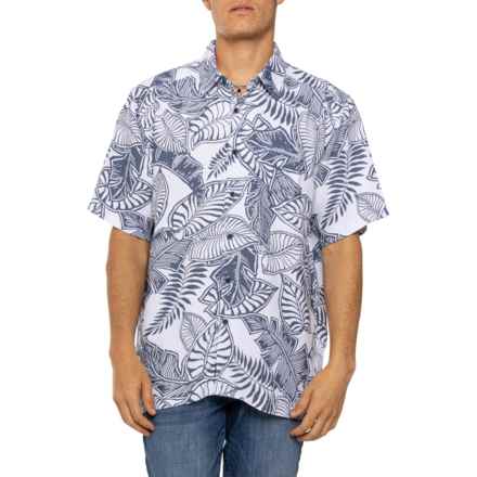 Quiksilver Waterman Siesta Woven Shirt - Short Sleeve in Major Blue