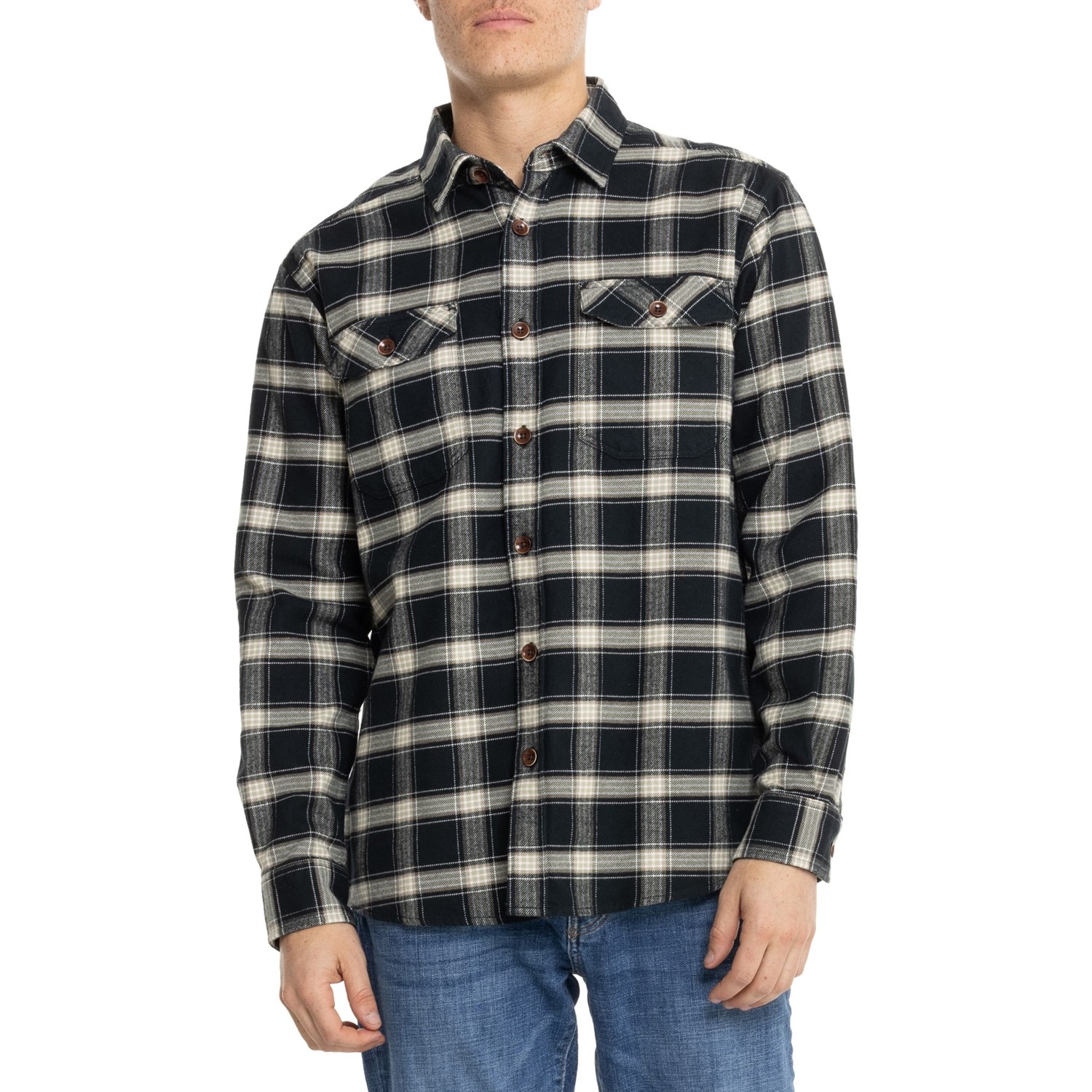 Quiksilver Waterman Sundowner Flannel Shirt - Long Sleeve - Save 73%
