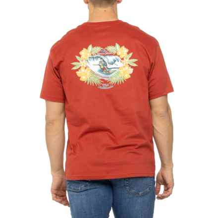 Quiksilver Waterman Surfin’ Santa QMTO T-Shirt - Short Sleeve in Tandori Spice