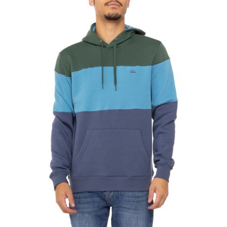 Quiksilver Westin Color-Block Hoodie in Indigo Combo