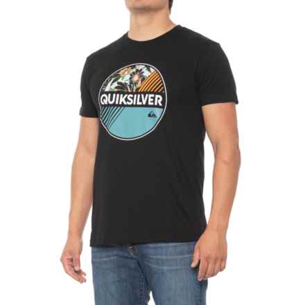 Quiksilver Wheel of Fortune T-Shirt - Short Sleeve in Black