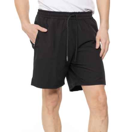 Quiksilver Work It Shorts - Built-In Shorts in Black Onyx