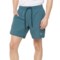 Quiksilver Work It Shorts - Built-In Shorts in Blue Stone