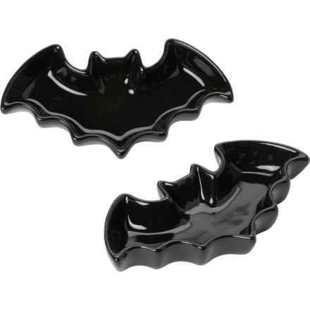 R Squared Figural Bat Bowls - 2-Pack in Black