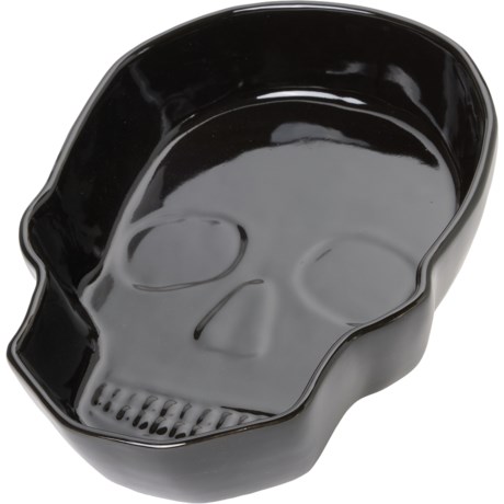 R Squared Figural Skull Baker - 11” in Black