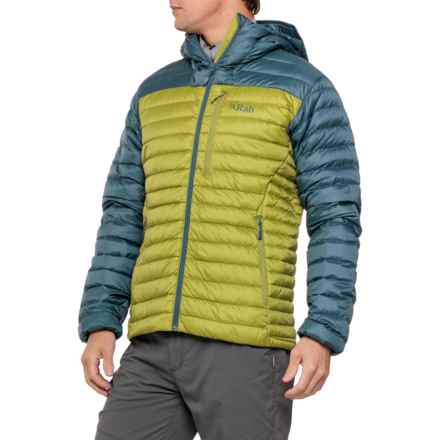 Rab Microlight Alpine Down Jacket - Insulated in Orion Blue/Aspen Green