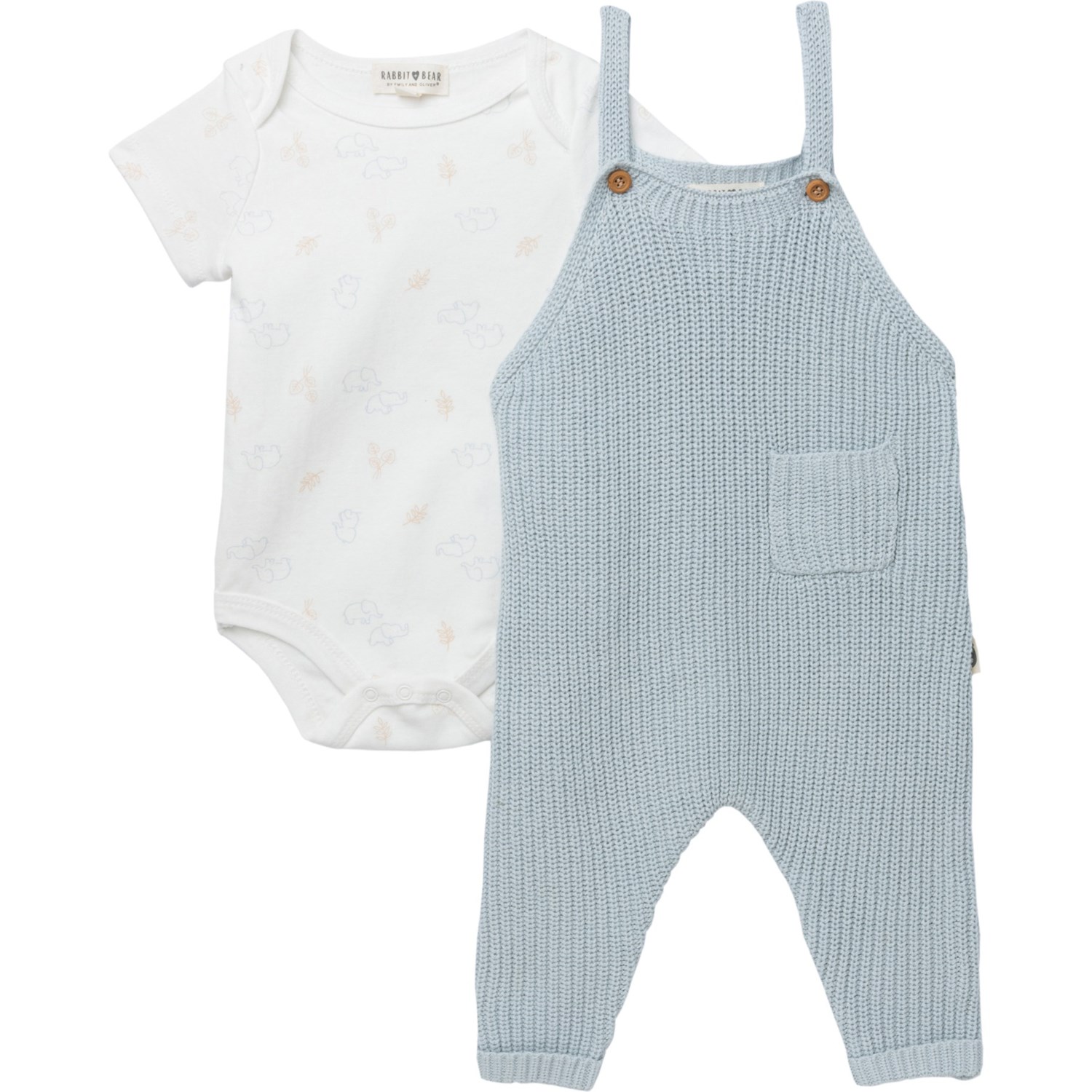 Bee Essentials Organic Short Sleeve Baby Bodysuit 5 Pack