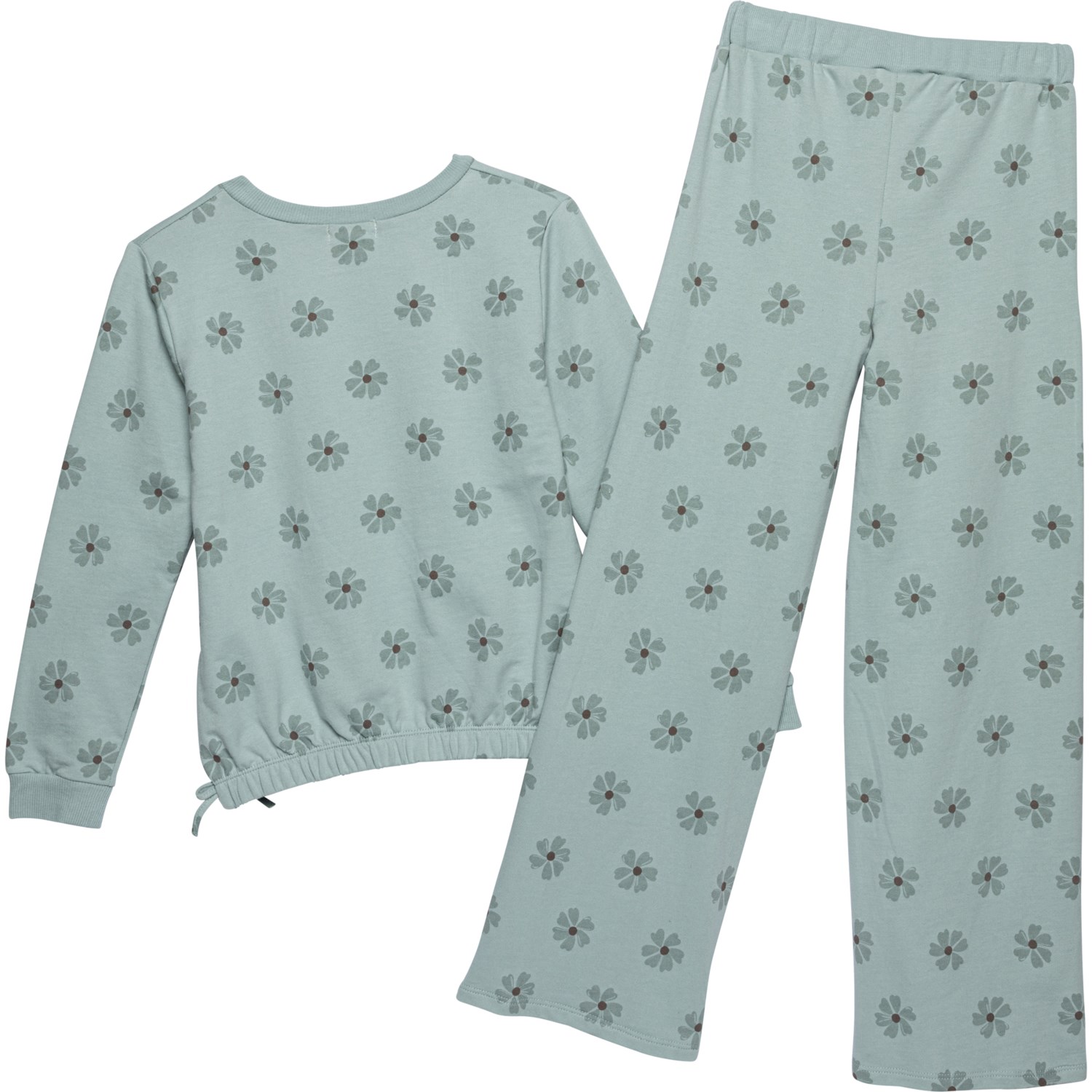 Rabbit + Bear Organics Little Girls Sweatshirt and Pants Set - Organic  Cotton - Save 60%