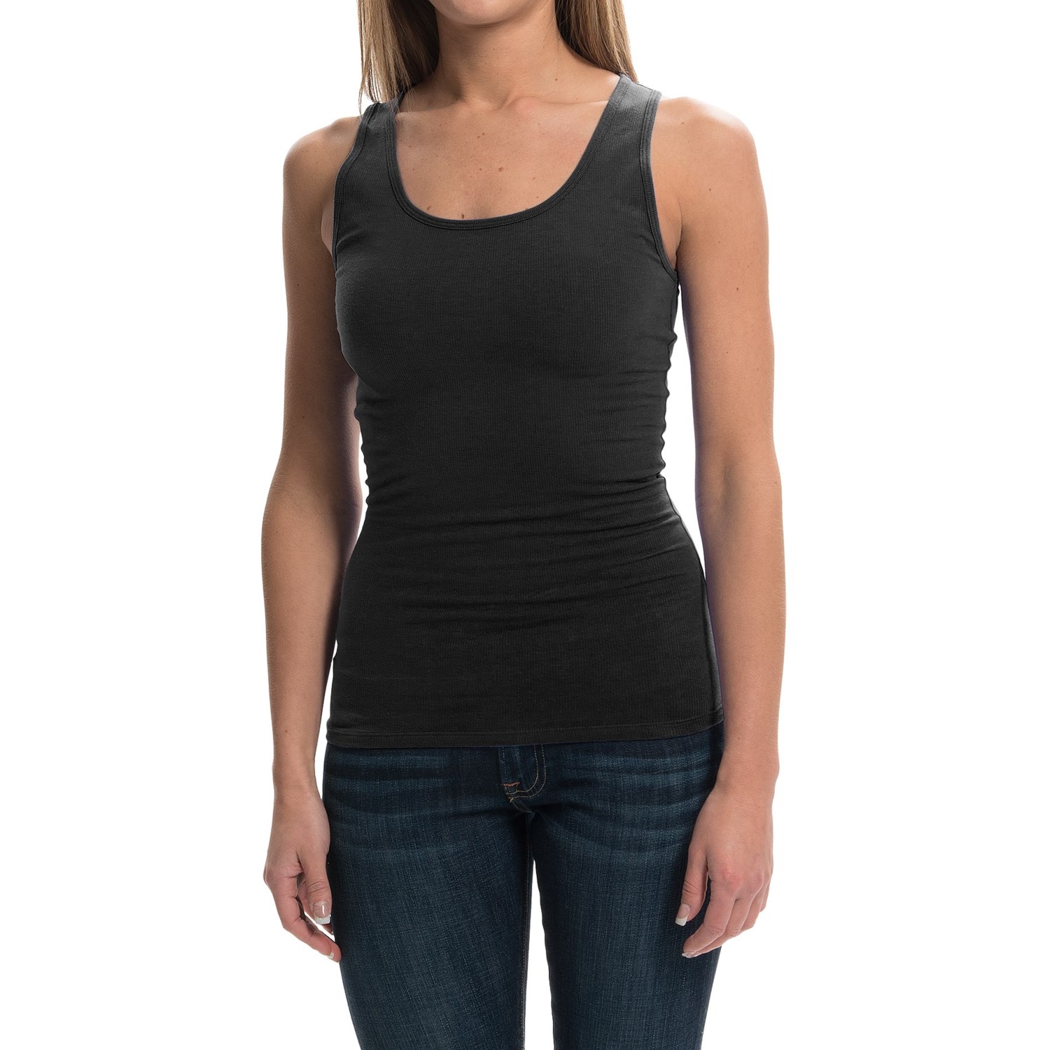 Racerback Ribbed Knit Tank Top (For Women) - Save 72%