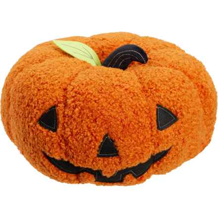 Rachel Ashwell Jackie 3D Pumpkin Decorative Throw Pillow - 14x12.5 in Orange