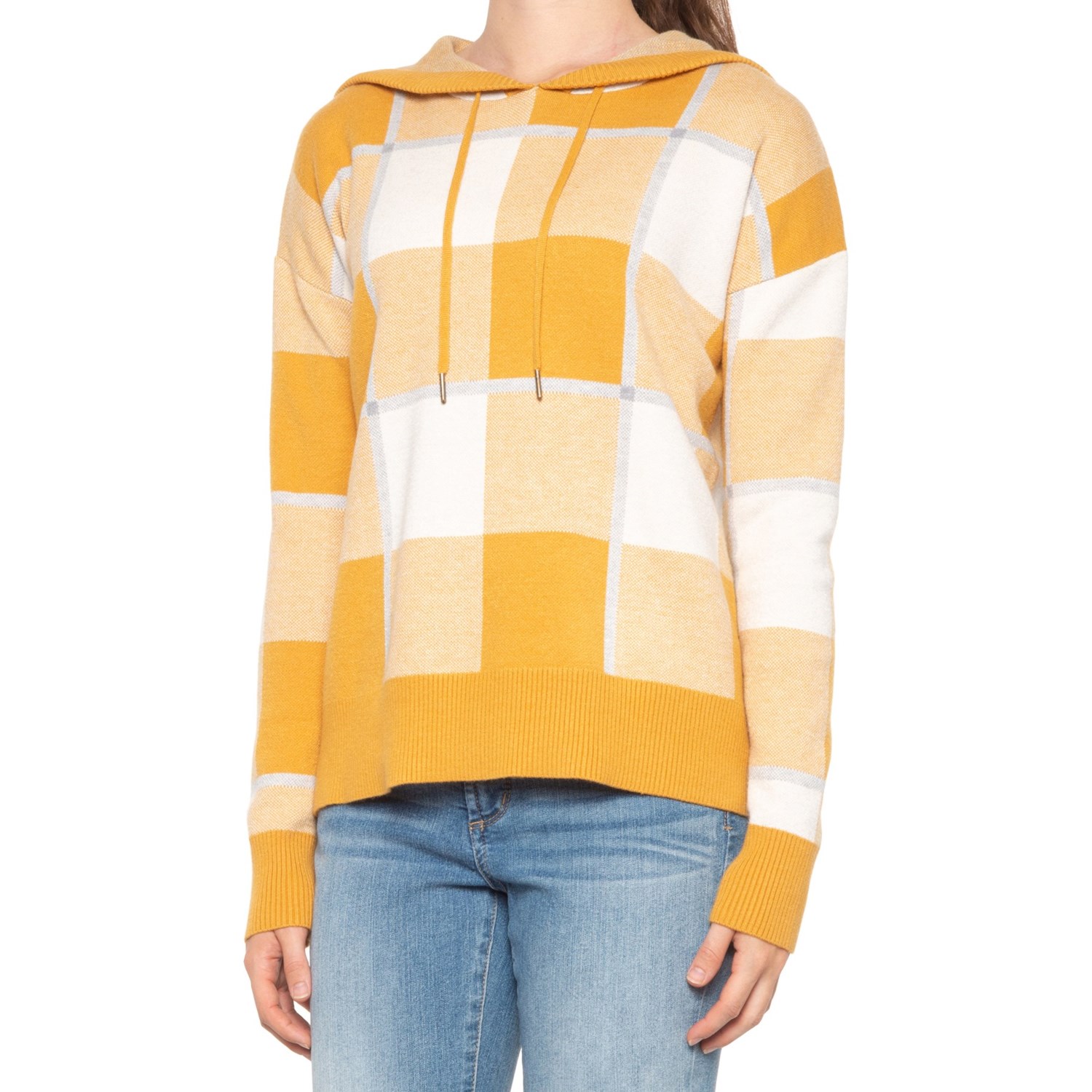 Rachel Rachel Roy Ribbed Trim Knit Hoodie (For Women) Save 37