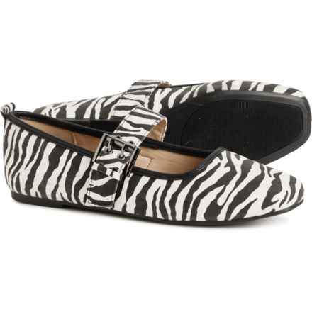 RACHEL ROY Razzle Mary Jane Flats (For Women) in Zebra