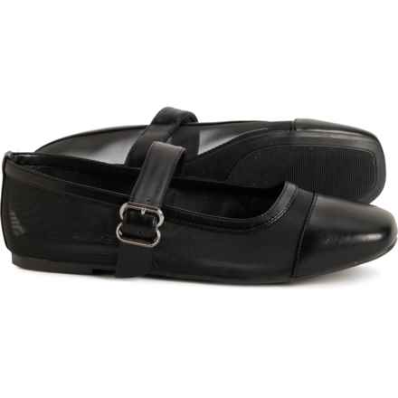 RACHEL ROY Shira Mesh Mary Jane Flats (For Women) in Black