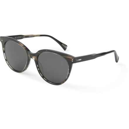 RAEN Lily Sunglasses - Polarized (For Men and Women) in Licorice/Dark Smoke