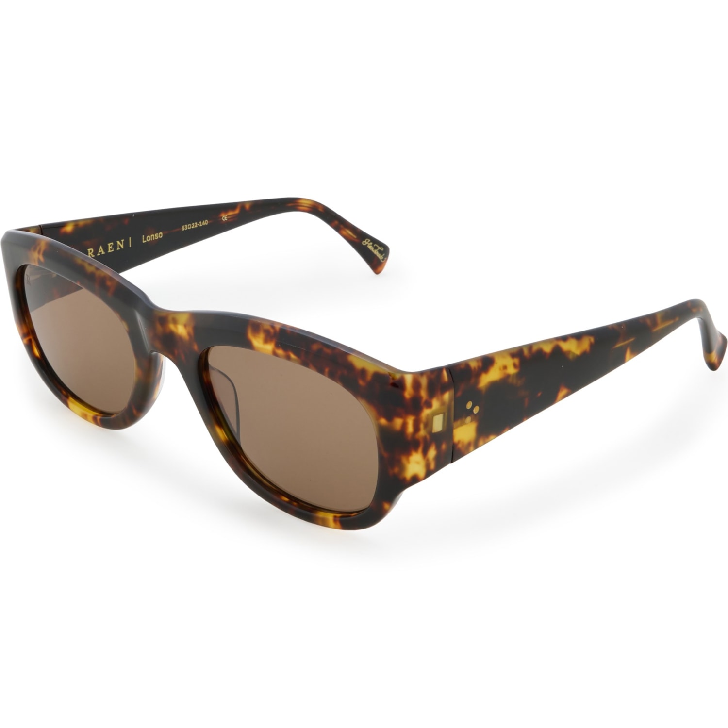 NEW RAEN OPTICS women\'s lonso sunglasses in new blonde/vibrant brown RAEN Lonso Sunglasses - Save 78% main image 2